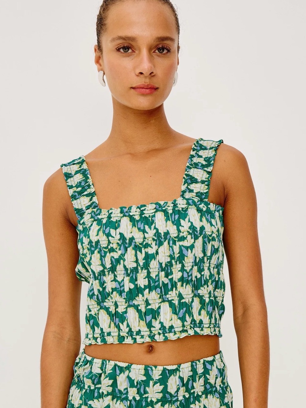 NWT RAILS QUINN TOP GREEN MAYFLOWER